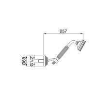 Ручной душ Cezares OLIMP-KD-01 Хром