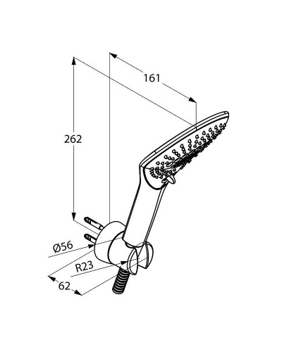 Душевой гарнитур Kludi Fizz 6775005-00 Хром