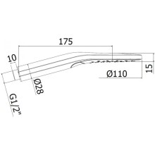 Душевой гарнитур Paffoni Sofia ZDOC122CR/ZSUP022CR/ZFLO018CR Хром