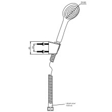 Душевой гарнитур Paini Torino TRCR131 Хром