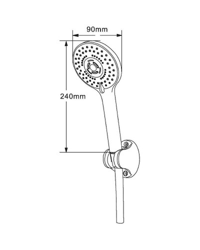 Душевой гарнитур Orange OAS011 Хром