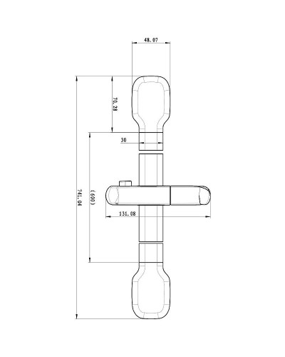 Душевая штанга Lemark LM8078C Хром
