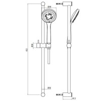 Душевой гарнитур Gattoni PD 1081/PDC0cr