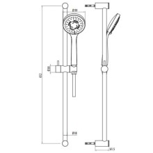 Душевой гарнитур Gattoni PD 1081/PDC0cr