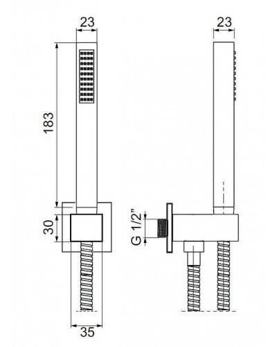 Душевой гарнитур Cezares CZR-L-DEFA-02 Бронза
