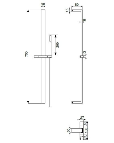 Душевой гарнитур CEZARES CZR-L-SD-NOP
