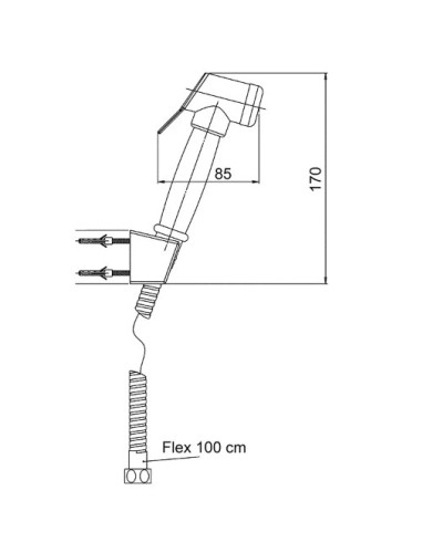 Гигиенический набор Paini 53CR174KITABS2