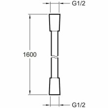 Душевой гарнитур Jacob Delafon Oscar E29848-BL Черный матовый