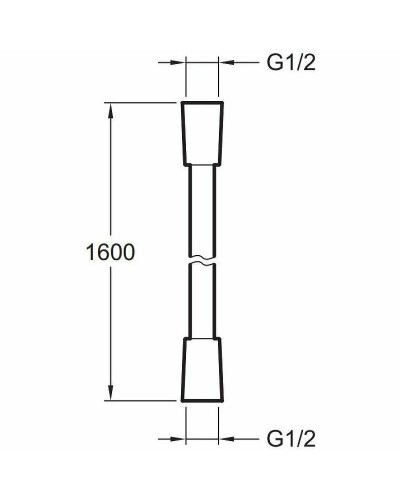 Душевой гарнитур Jacob Delafon Oscar E29848-BL Черный матовый