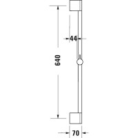 Душевая штанга 70 см Duravit UV0600001000