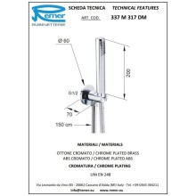 Душевой набор Remer Minimal 337M317DM