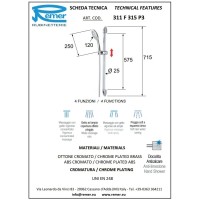 Душевой гарнитур Remer 311F315P3