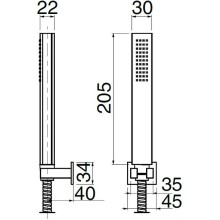 Душевой гарнитур Migliore Opera 19036 Хром