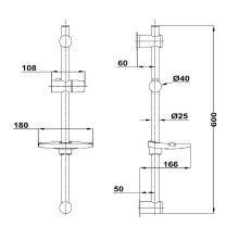 Душевой гарнитур Teka Балтик Спорт 790026700 Хром