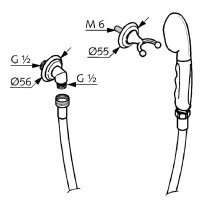 Душевой набор Kludi Adlon 2710545