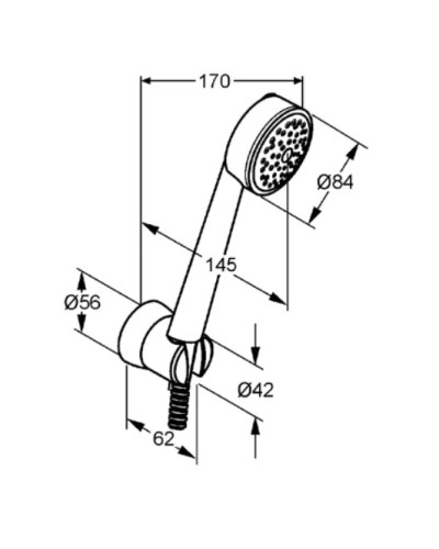 Душевой набор Kludi Zenta 1S 6066091-00