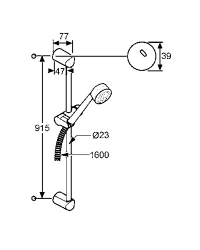 Душевой гарнитур Kludi Zenta 3S 6085091-00