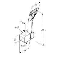 Душевой набор Kludi Fizz 1S 6767091-00