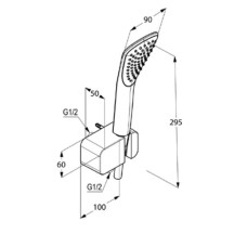 Душевой набор Kludi Fizz 1S 6767091-00