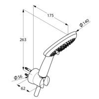 Душевой набор Kludi Freshline 3S 6795091-00