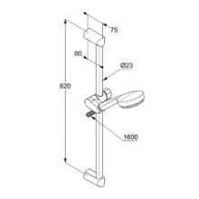 Душевой гарнитур Kludi Logo 3S 6836305-00