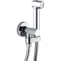 Гигиенический душ с запорным вентилем Bossini Alexa Brass E57001B.030 Хром