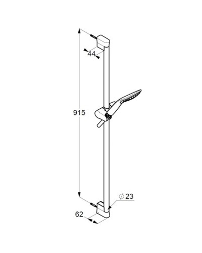 Душевой гарнитур Kludi Fizz 1S 6764087-00