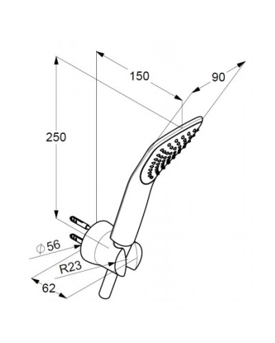Душевой набор Kludi Fizz 1S 6765087-00