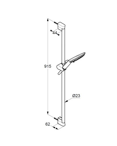 Душевой гарнитур Kludi Fizz 3S 6774087-00