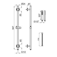 Душевой гарнитур Noken Chelsea N299998920