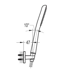Душевой гарнитур Cezares City CITY-F-KD-01 Хром