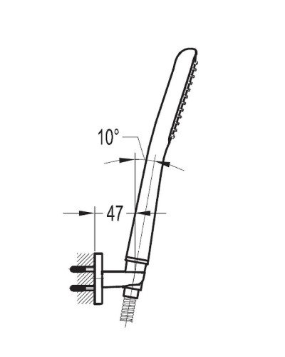 Душевой гарнитур Cezares City CITY-F-KD-01 Хром