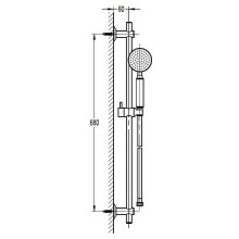Душевой гарнитур Cezares Eco ECO-SD-01 Хром