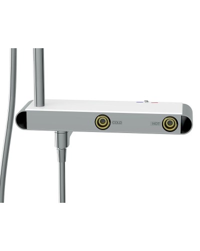 Душевая система Cersanit Vivo 64089 с термостатом Хром