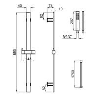 Душевой гарнитур Noken NK Concept N199999394