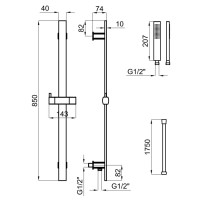 Душевой гарнитур Noken NK Concept N199999393