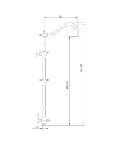 Душевая колонна Migliore Onda D1 ML.OND-36.217.D1.DO