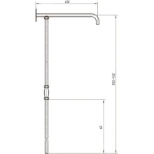 Душевая колонна Migliore Retro ML.RTR-36.219.BR