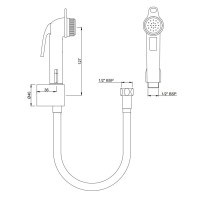 Гигиенический набор Jaquar ALE-ESS-585