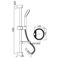 Душевой гарнитур Jaquar SHA-CHR-1110