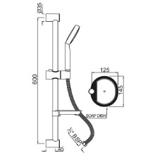 Душевой гарнитур Jaquar SHA-CHR-1110