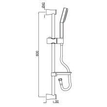 Душевой гарнитур Jaquar SHA-CHR-1110E