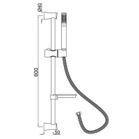 Душевой гарнитур Jaquar SHA-CHR-1110FHS