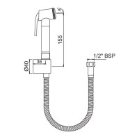 Гигиенический набор Jaquar ALD-CHR-577