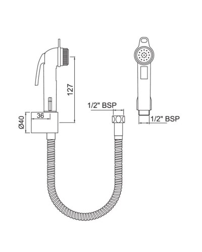 Гигиенический набор Jaquar ALE-BLC-593