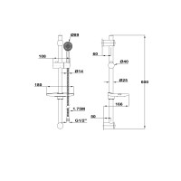 Душевой гарнитур Teka Stylo Sport 790026600