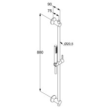 Душевой гарнитур Kludi Nova Fonte Deco 2084005-35