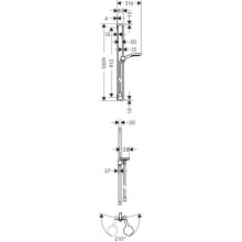 Душевой гарнитур Axor Citterio E 36735000