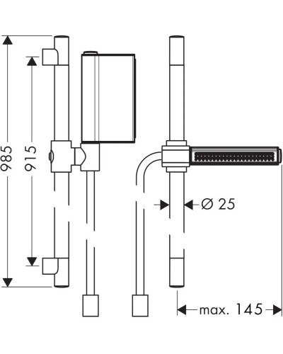Душевой гарнитур Axor One 45722000