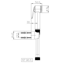 Гигиенический набор Bossini Paloma Flat C03168B.001